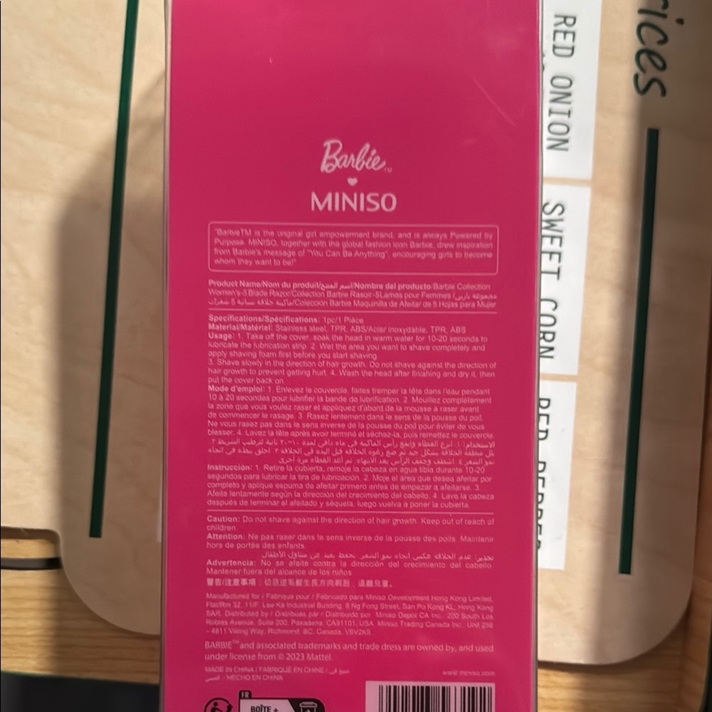 Barbie Women's Razor - Pink - Picture 2 of 3